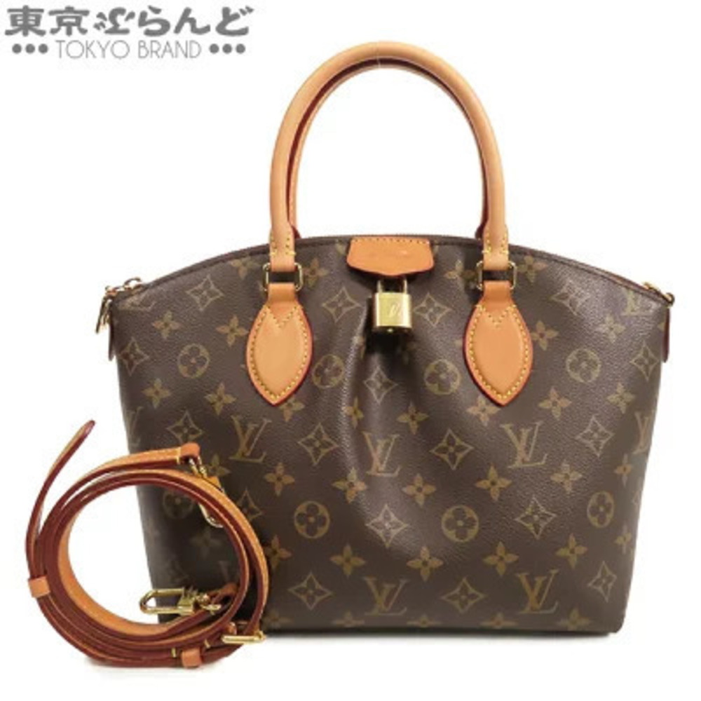 Louis Vuitton Boetie NM Monogram Canvas Handbag Shoulder Bag Brown